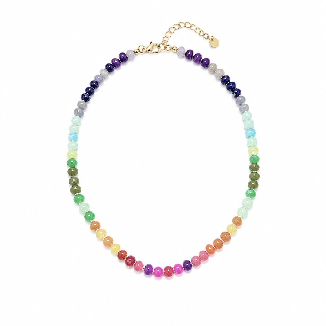 Isla Beaded Necklace - Rainbow Womens Necklace Caryn Lawn 