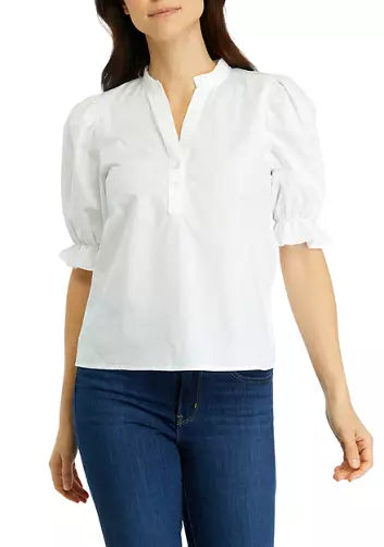 Isla Top - White Womens Shirt Maude Vivante 