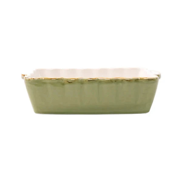 Italian Bakers Small Rectangular Baker - Green Bakeware Vietri 