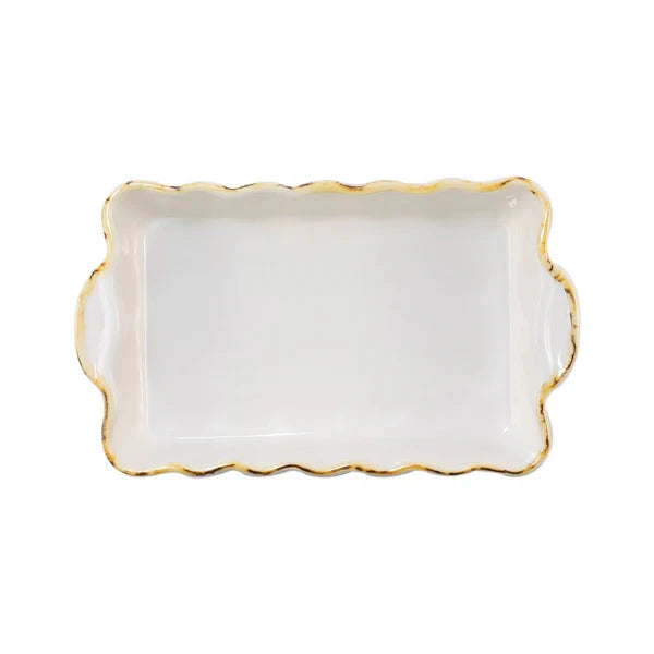 Italian Bakers Small Rectangular Baker - White Bakeware Vietri 