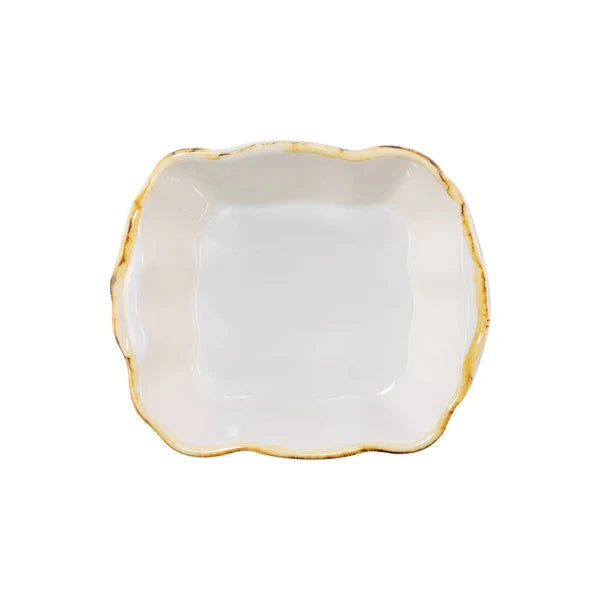 Italian Bakers Small Square Baker - White Bakeware Vietri 
