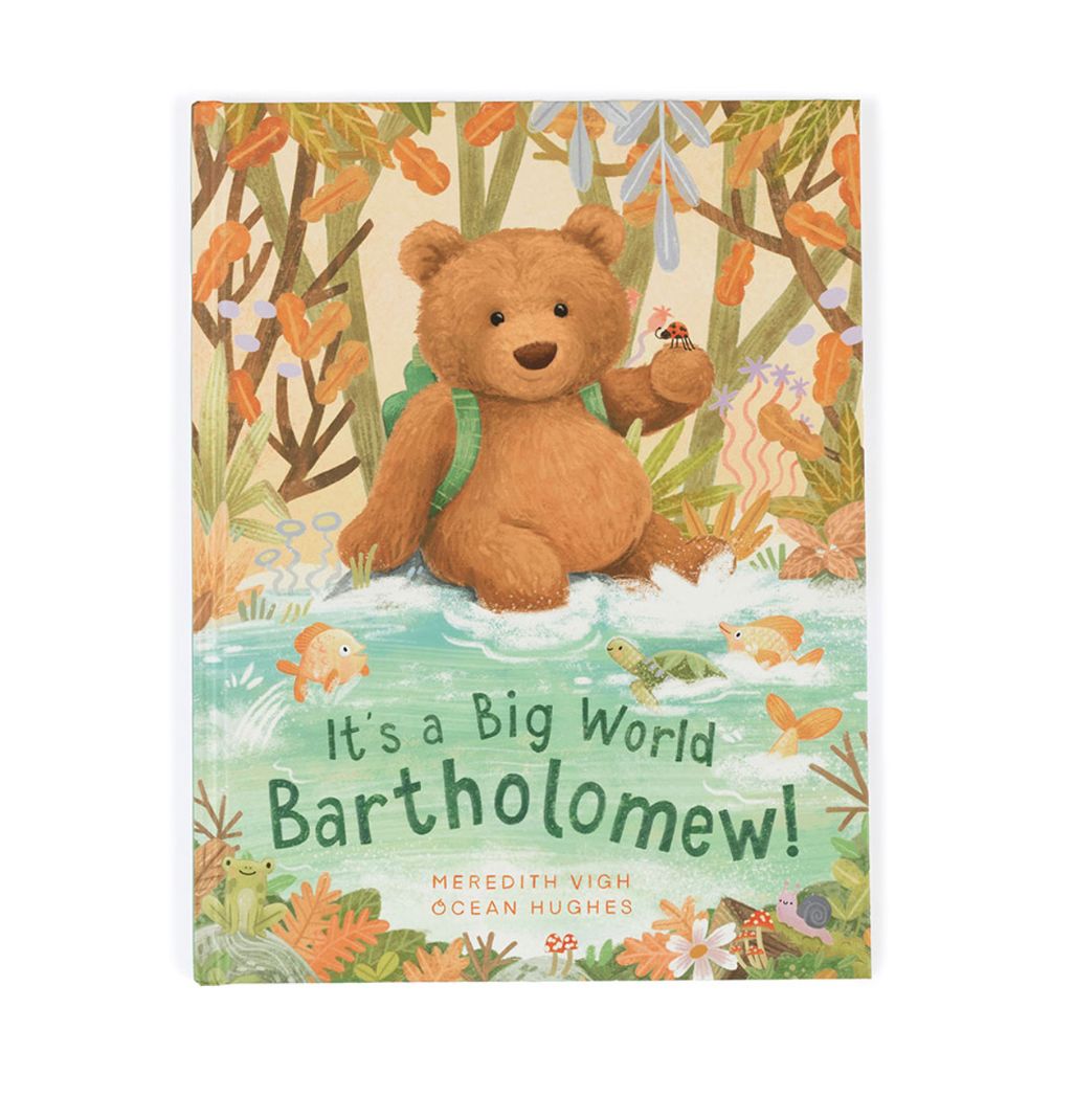It's a Big World Bartholomew Book Book JellyCat 