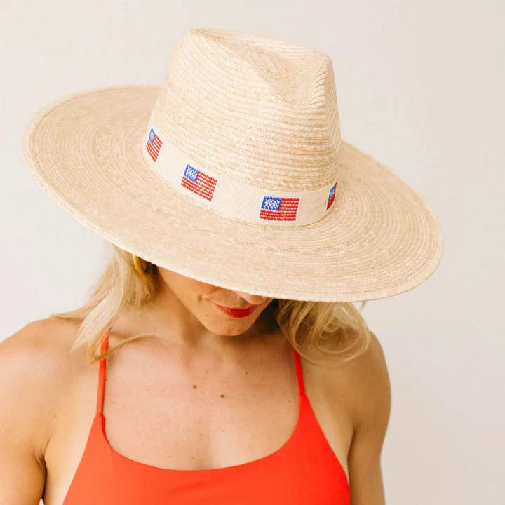 Ivory America Palm Hat Sunhat Sunshine Tienda 