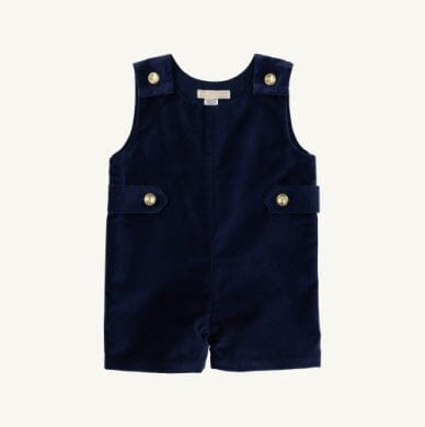 Jack Keene Jon Jon - Velveteen - Nantucket Navy Boy Jon Jon Beaufort Bonnet 