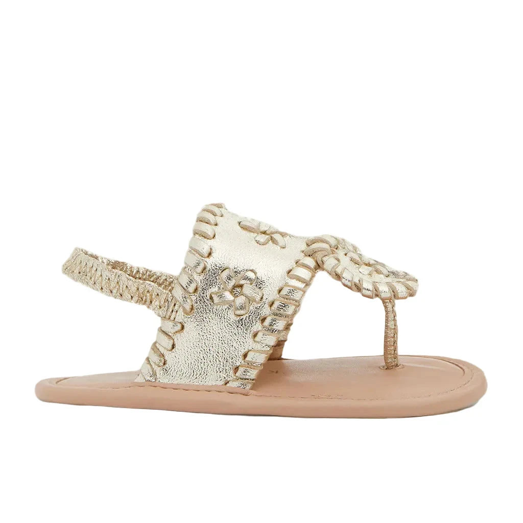 Jack Rogers Baby Jacks Sandals - Platinum Children Shoes Jack Rogers 