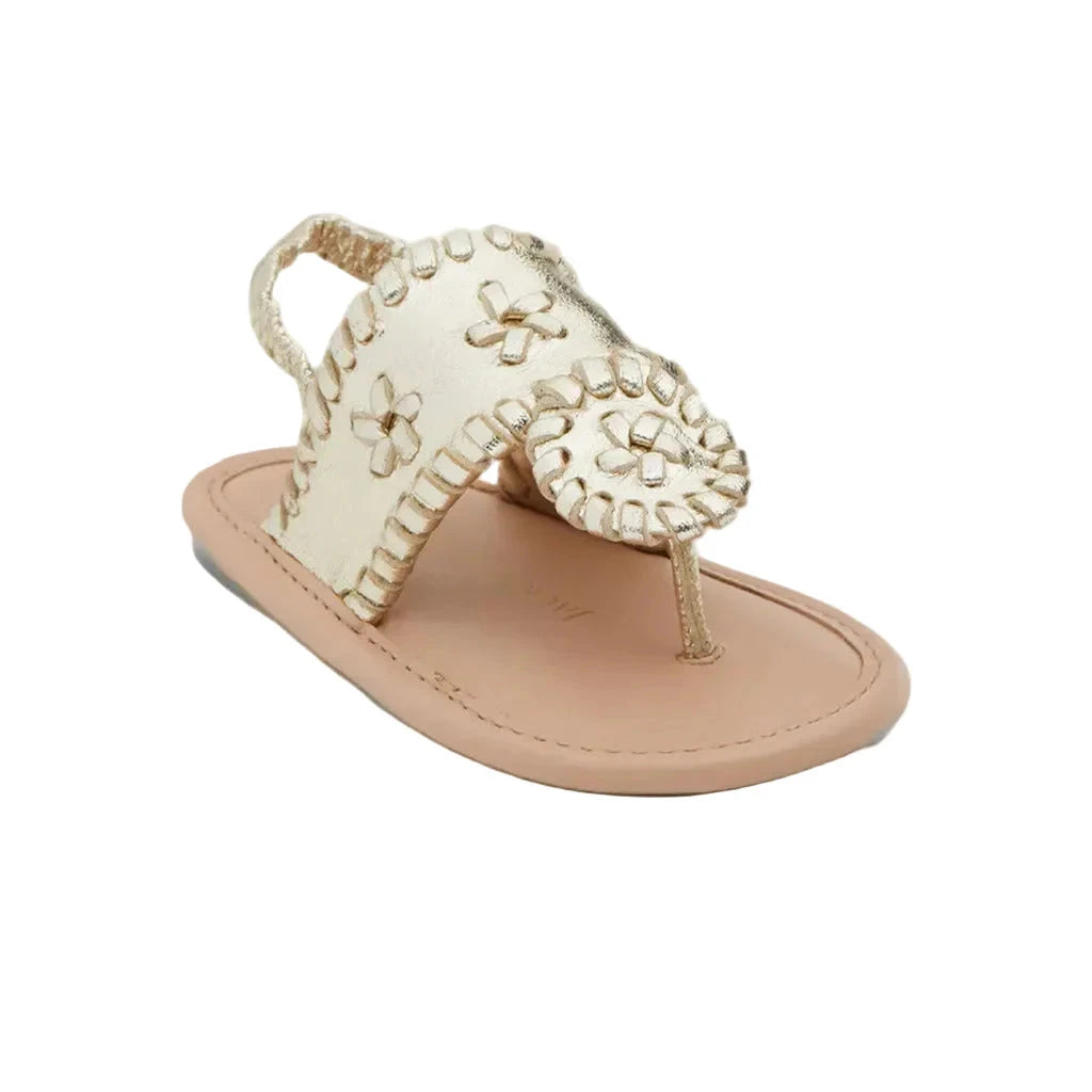 Jack Rogers Baby Jacks Sandals - Platinum Children Shoes Jack Rogers 
