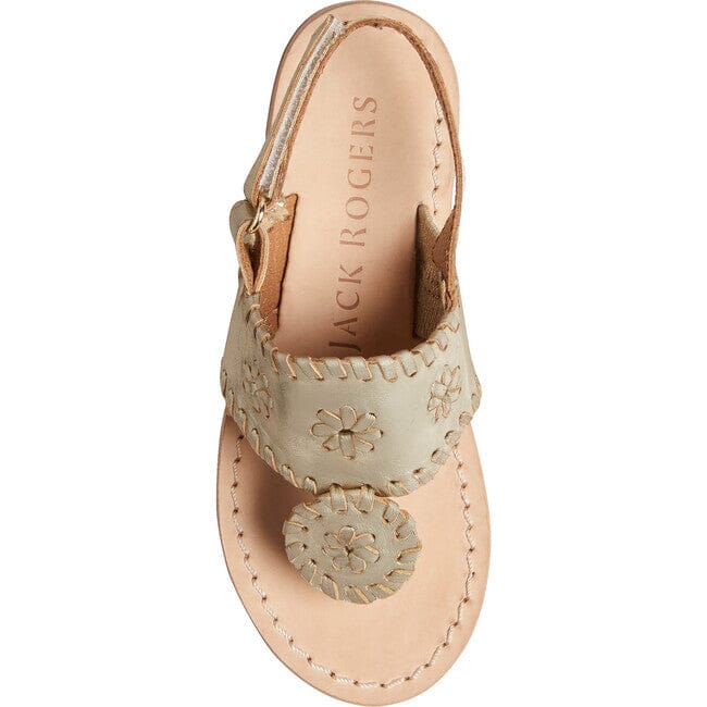 Jack Rogers Toddler Jacks Flat Sandals - Platinum Children Shoes Jack Rogers 