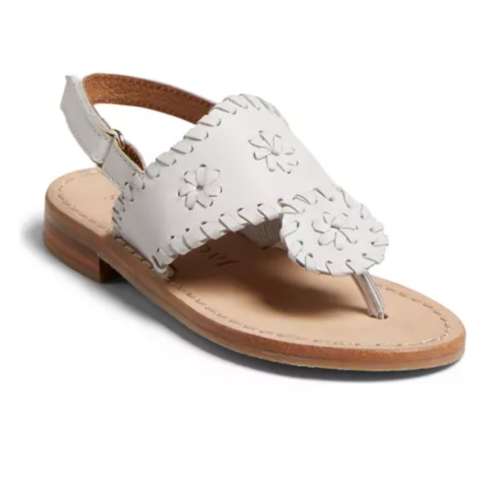 Jack Rogers Toddler Jacks Flat Sandals - White Children Shoes Jack Rogers 
