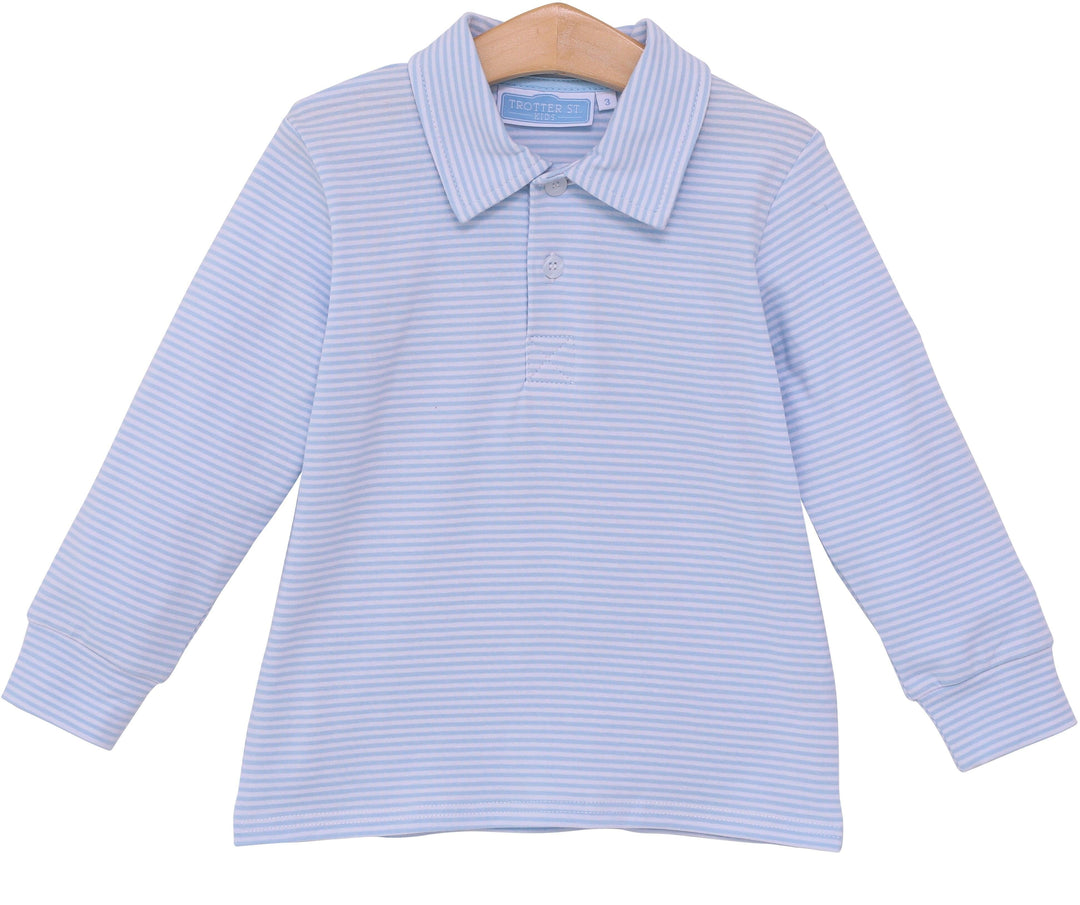 Jackson Polo - Light Blue Boy Shirt Trotter Street Kids 