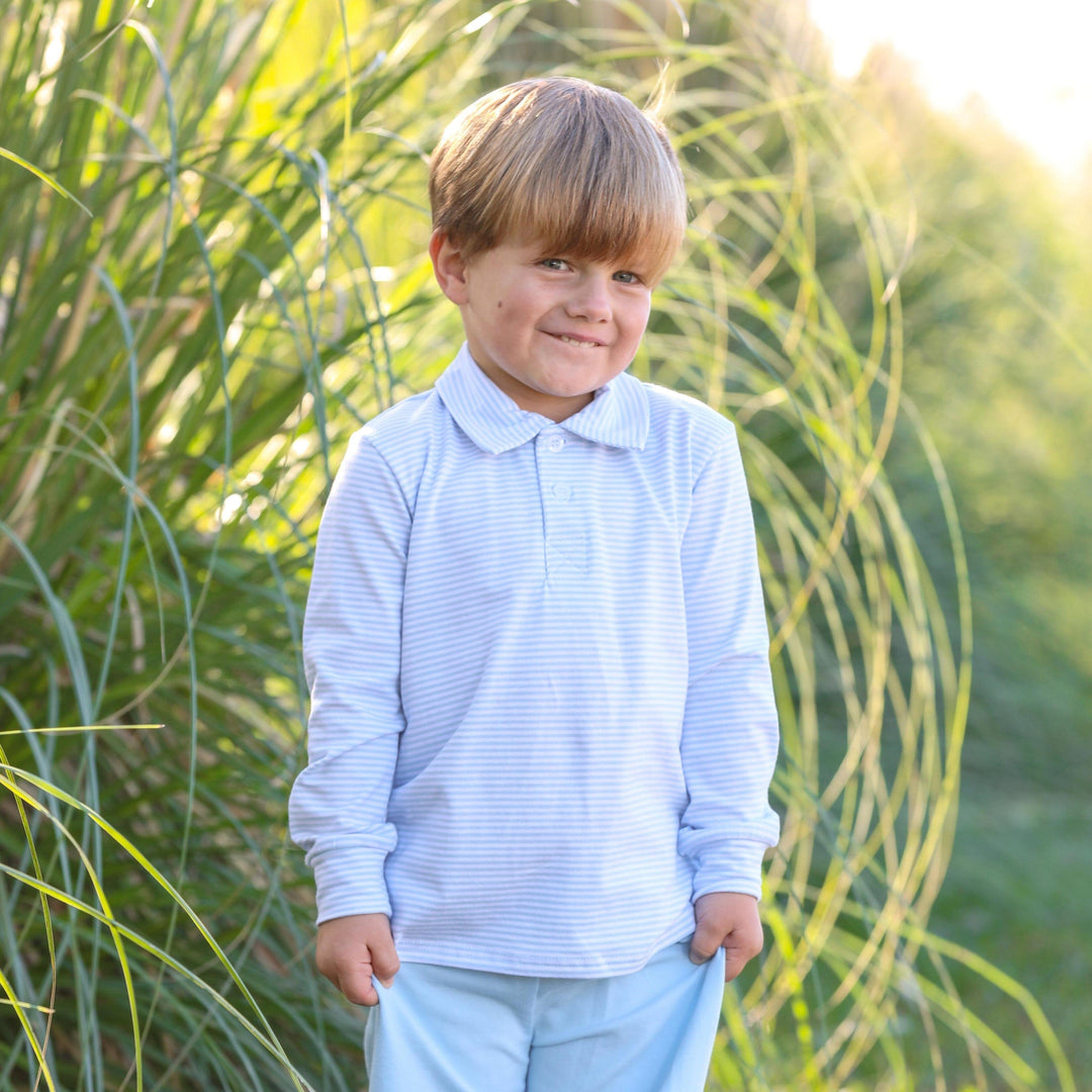 Jackson Polo - Light Blue Boy Shirt Trotter Street Kids 