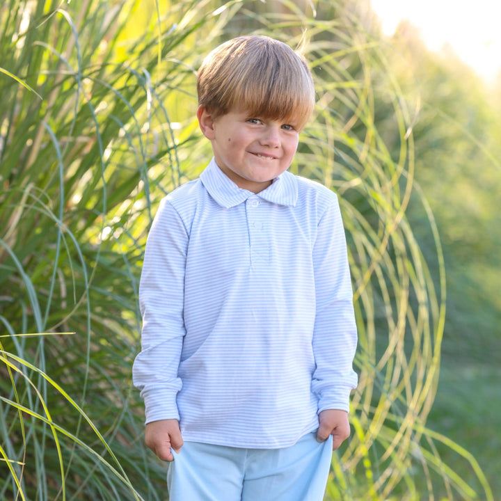 Jackson Polo - Light Blue Boy Shirt Trotter Street Kids 