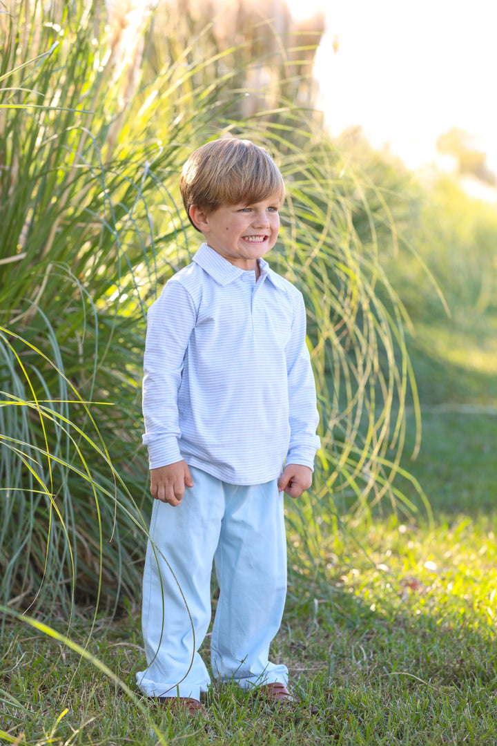 Jackson Polo - Light Blue Boy Shirt Trotter Street Kids 