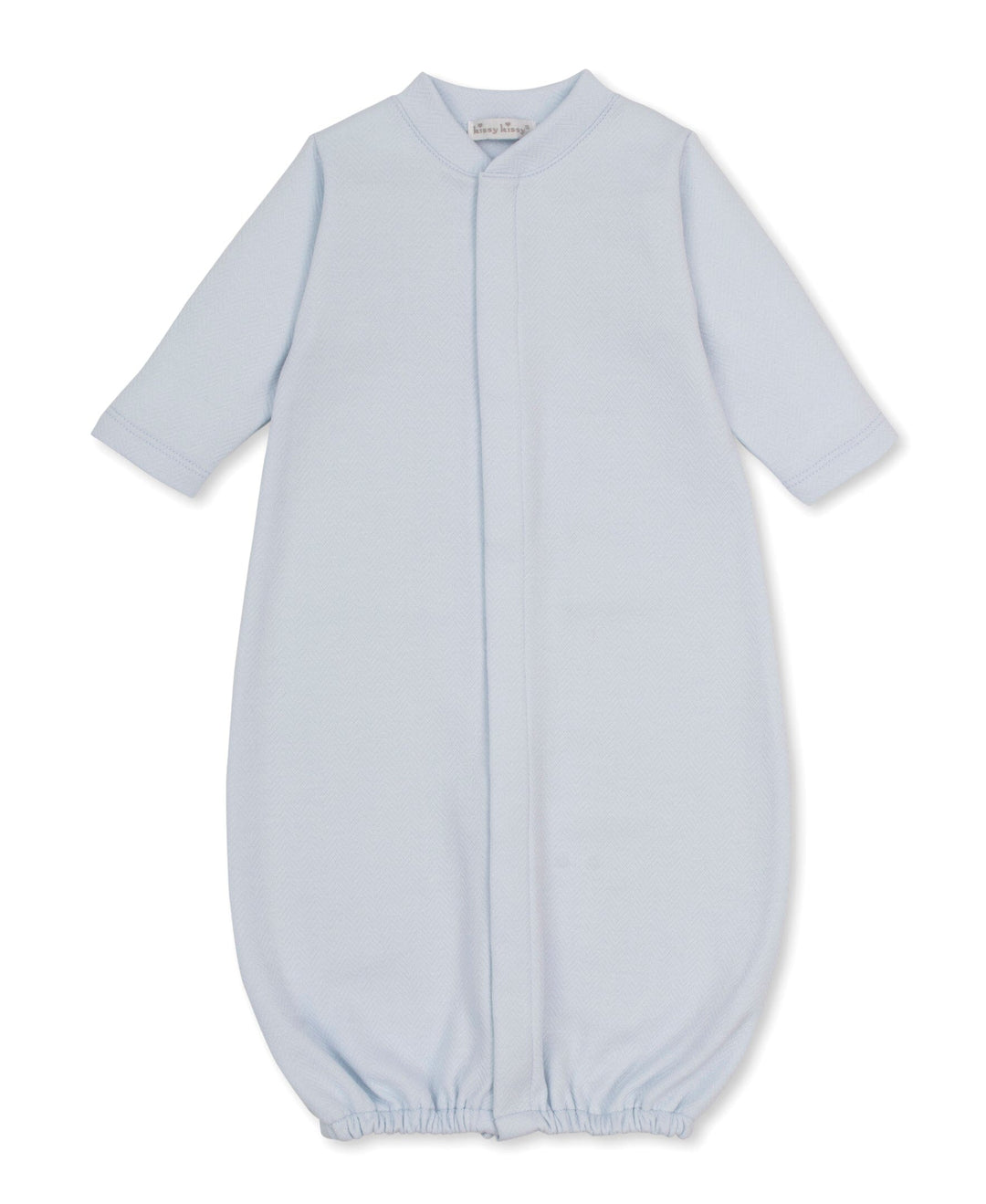 Jacquard Converter Gown - Light Blue Boy Converter Gown Kissy Kissy 