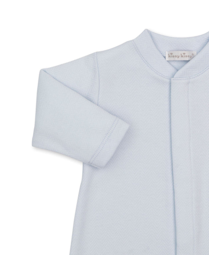 Jacquard Converter Gown - Light Blue Boy Converter Gown Kissy Kissy 