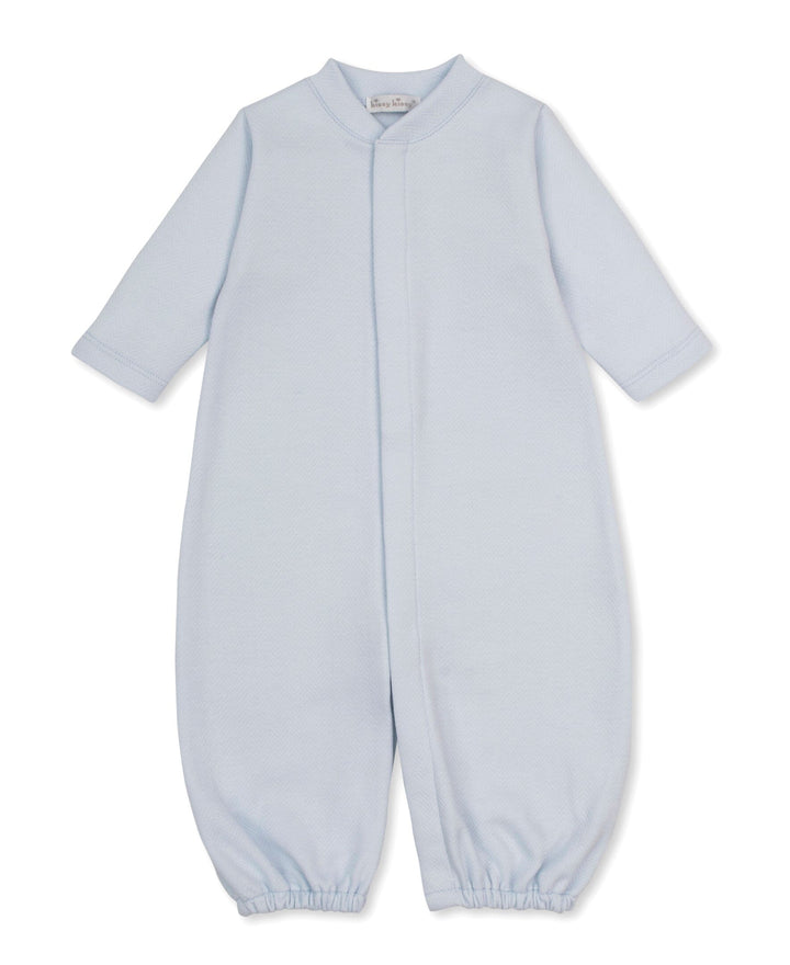 Jacquard Converter Gown - Light Blue Boy Converter Gown Kissy Kissy 