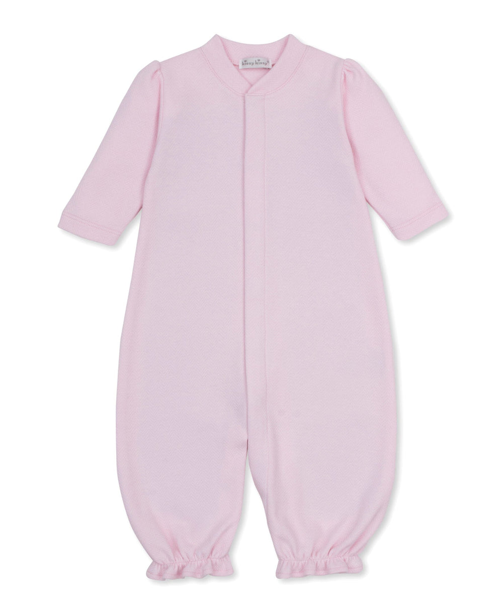 Jacquard Converter Gown - Pink Girl Converter Gown Kissy Kissy 
