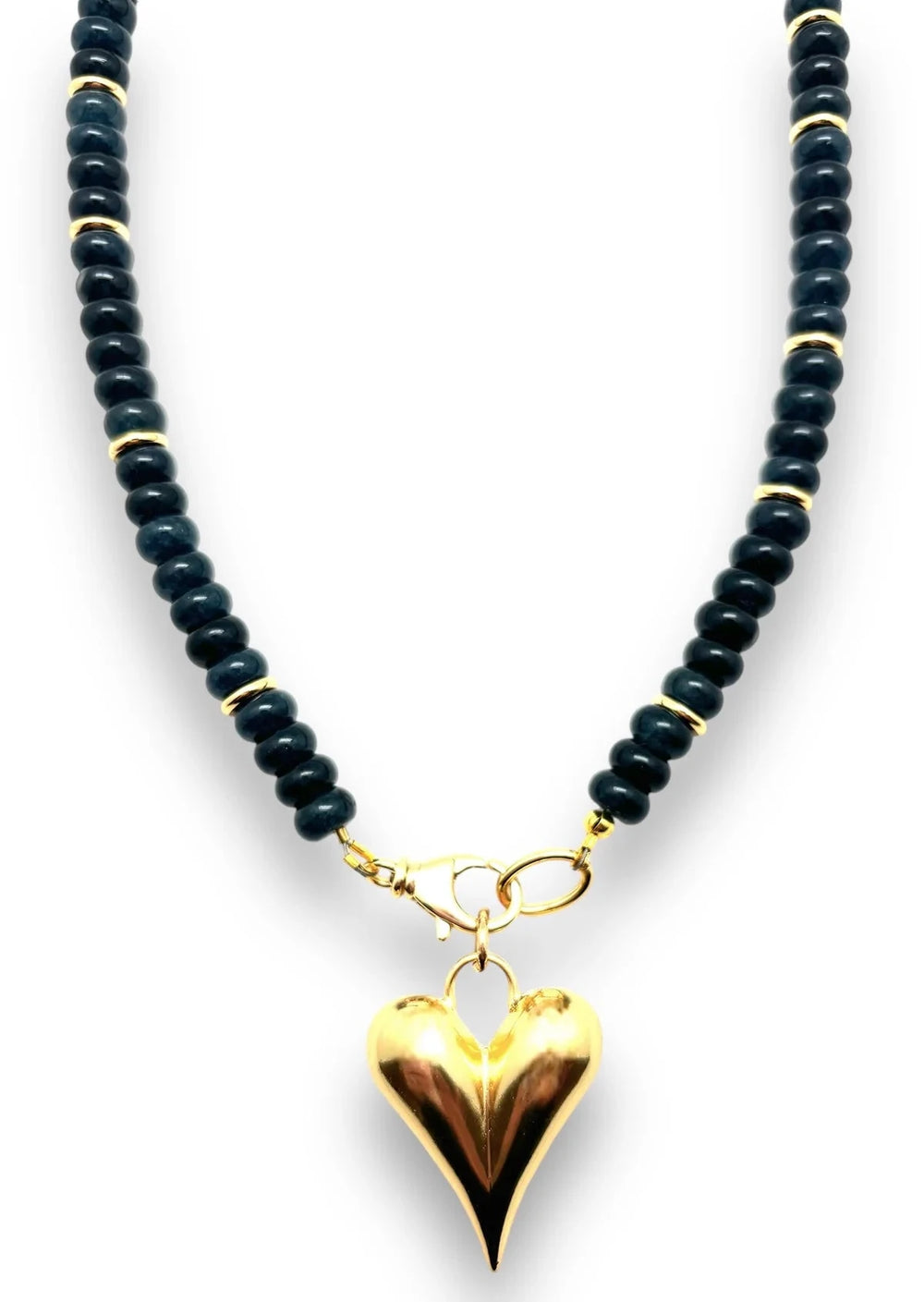 Jade Necklace - Navy Womens Necklace Shiver and Duke 