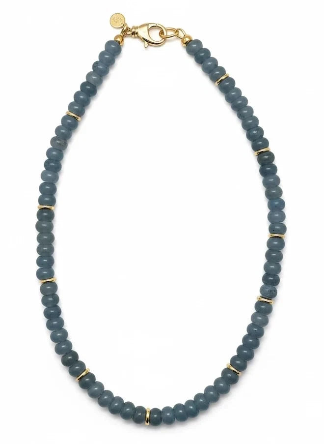 Jade Necklace - Robin Blue Womens Necklace Shiver and Duke 