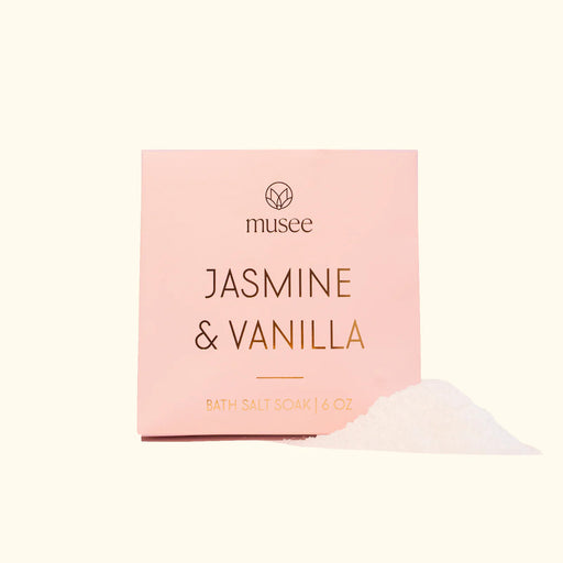 Jasmine and Vanilla Mini Salt Soak Bath Bomb Musee 