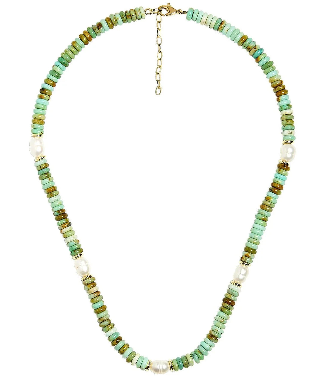 Jenny Quartz Beaded Fresh Water Pearl Necklace Womens Necklace Lisi Lerch Amazonite 