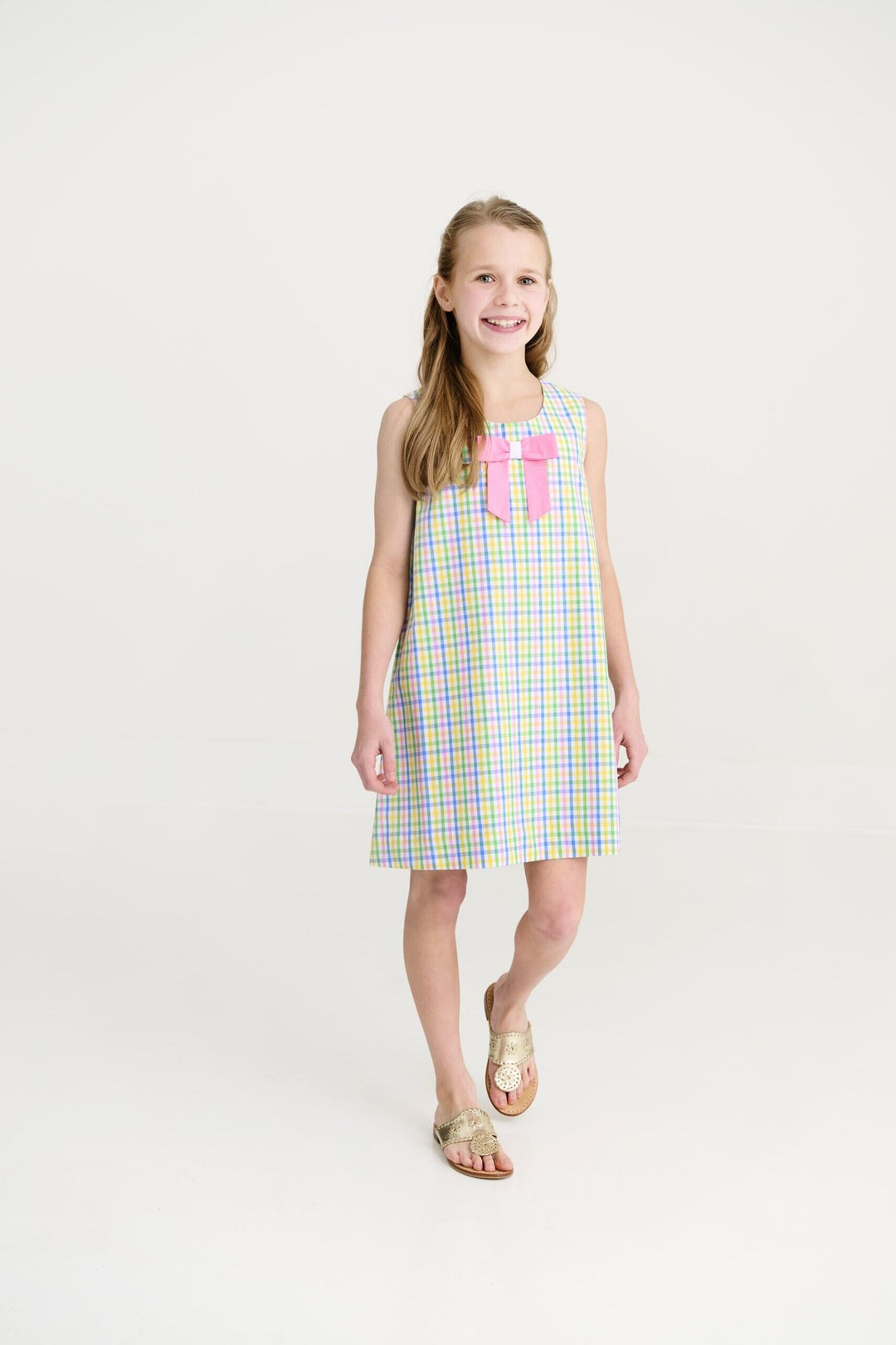 Jilly Jumper - Primland Plaid Girl Dress Beaufort Bonnet 