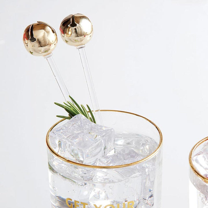 Jingle Bell Stir Sticks Stir Sticks Creative Brands - Santa Barbara Design Studio 