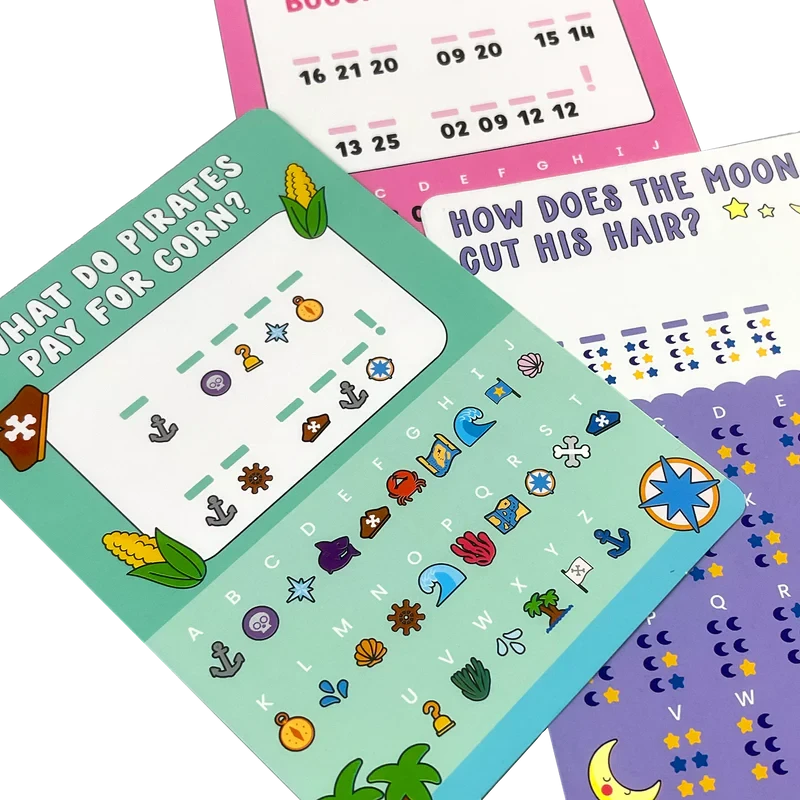Joke Decoder Activity Cards Activity Toy Ooly 