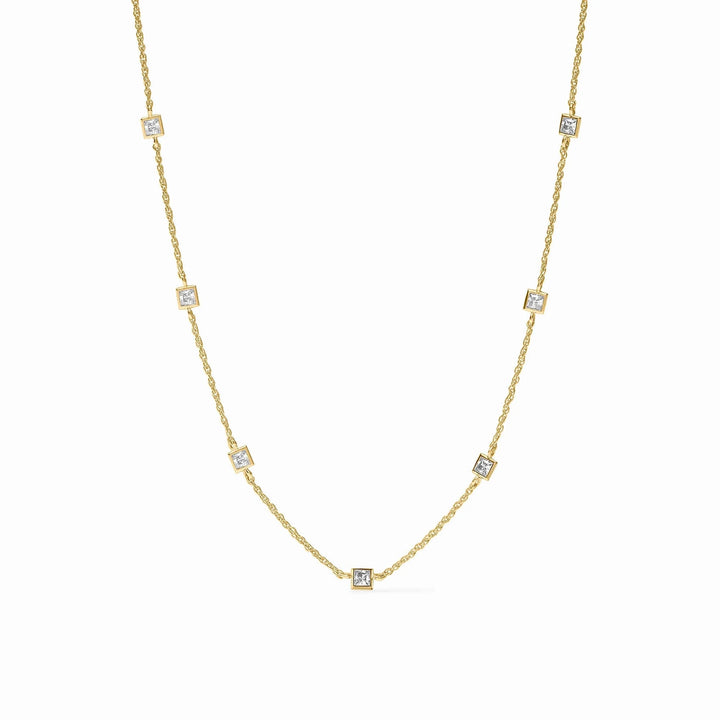 Jolie Delicate Station Necklace Womens Necklace Julie Vos 