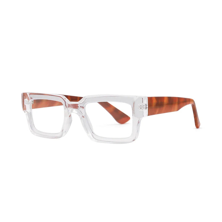 Jonah Readers - Transparent Clear with Tortoise Reading Glasses Ryan Simkhai 