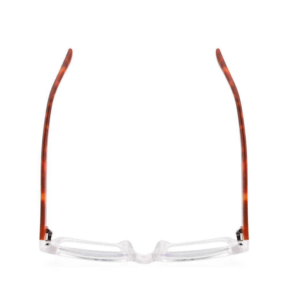 Jonah Readers - Transparent Clear with Tortoise Reading Glasses Ryan Simkhai 