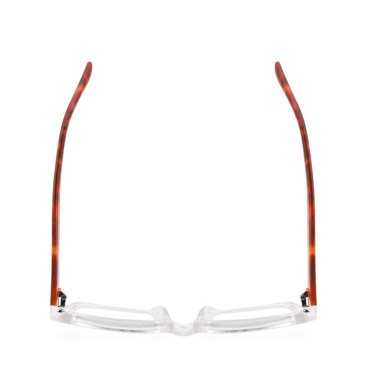 Jonah Readers - Transparent Clear with Tortoise Reading Glasses Ryan Simkhai 