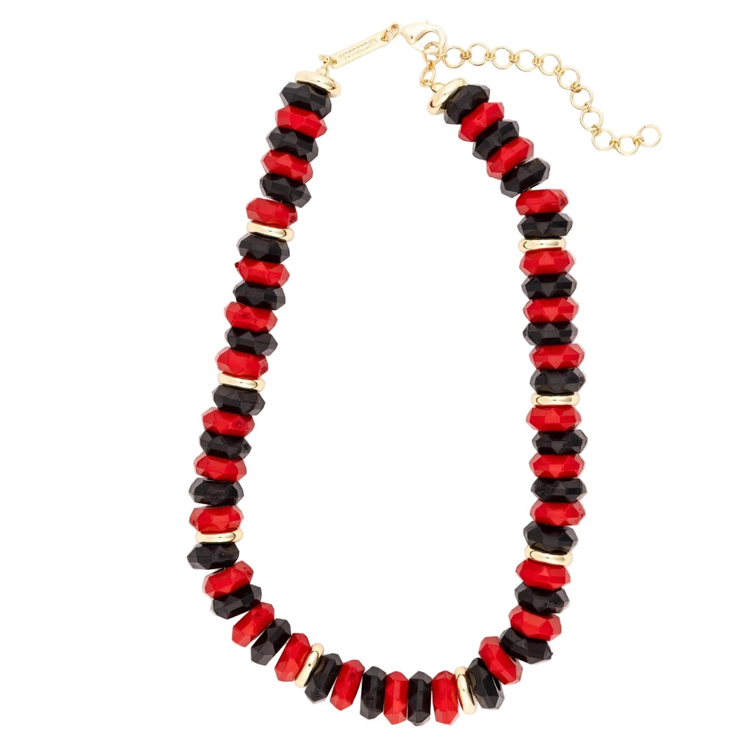 Jovie Red & Black Necklace Womens Necklace Michelle McDowell 