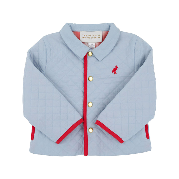 Jude Jacket - Beale Street Blue with Richmond Red Stripe Boy Jacket Beaufort Bonnet 