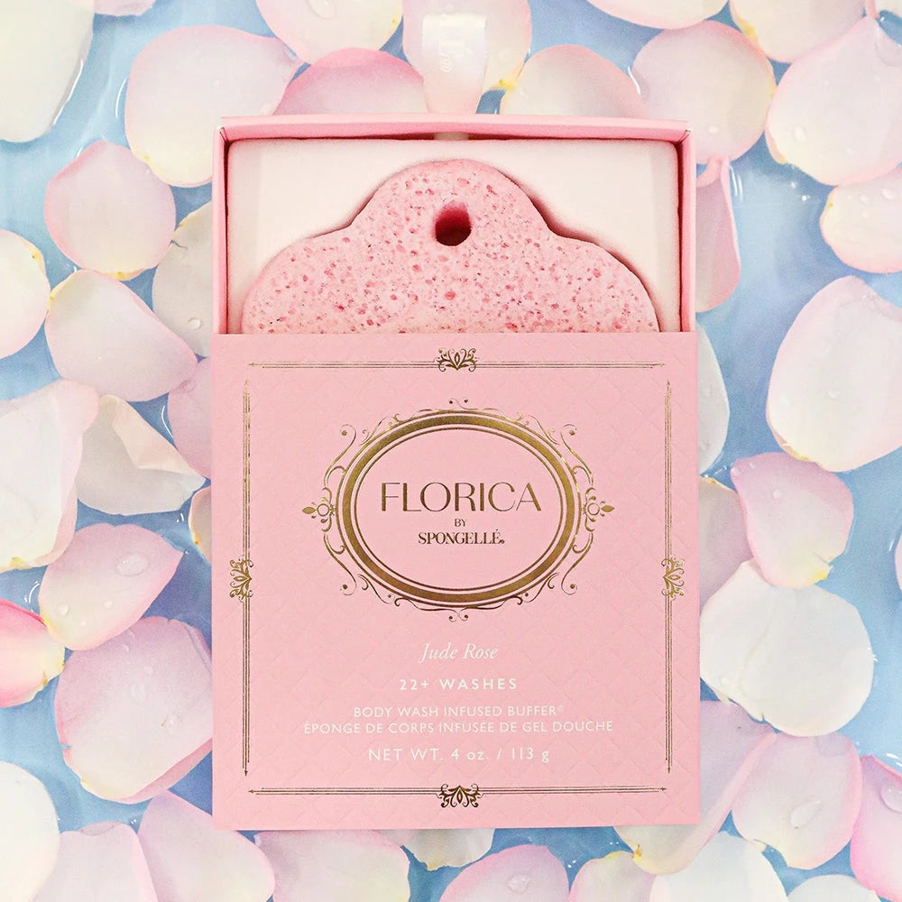 Jude Rose Florica Body Buffer Bath Soap Spongelle 