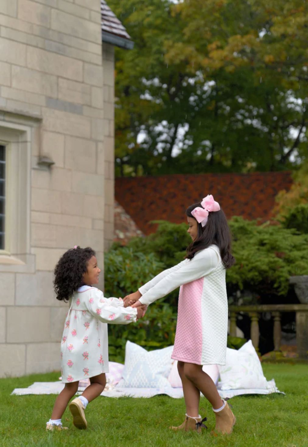 Juliet Jumper - Palmetto Pearl & Sandpearl Girl Dress Beaufort Bonnet 