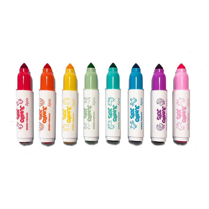 Jumbo Jots Dual Tip Unicorn Markers - Set of 8 Coloring Supplies Ooly 