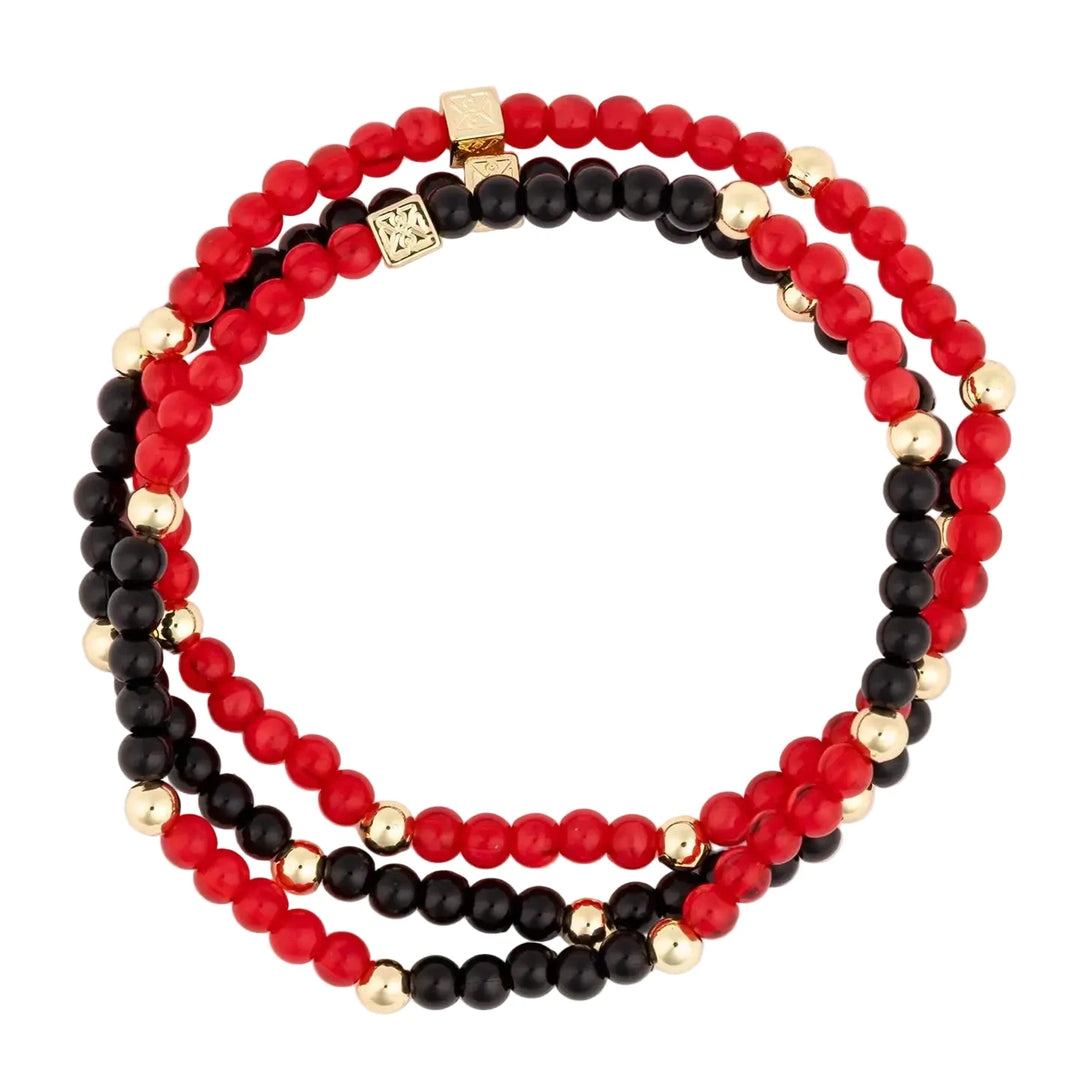 Junie Red & Black Bracelet Womens Bracelet Michelle McDowell 