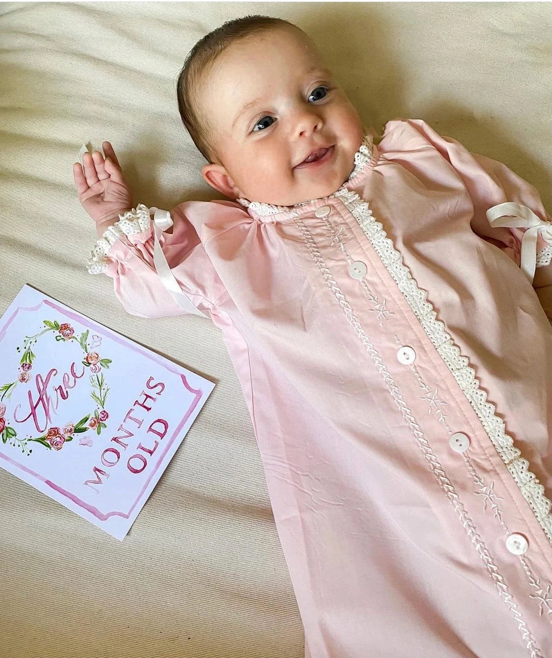 Katherine Daygown - Pink Girl Gown The Yellow Lamb 