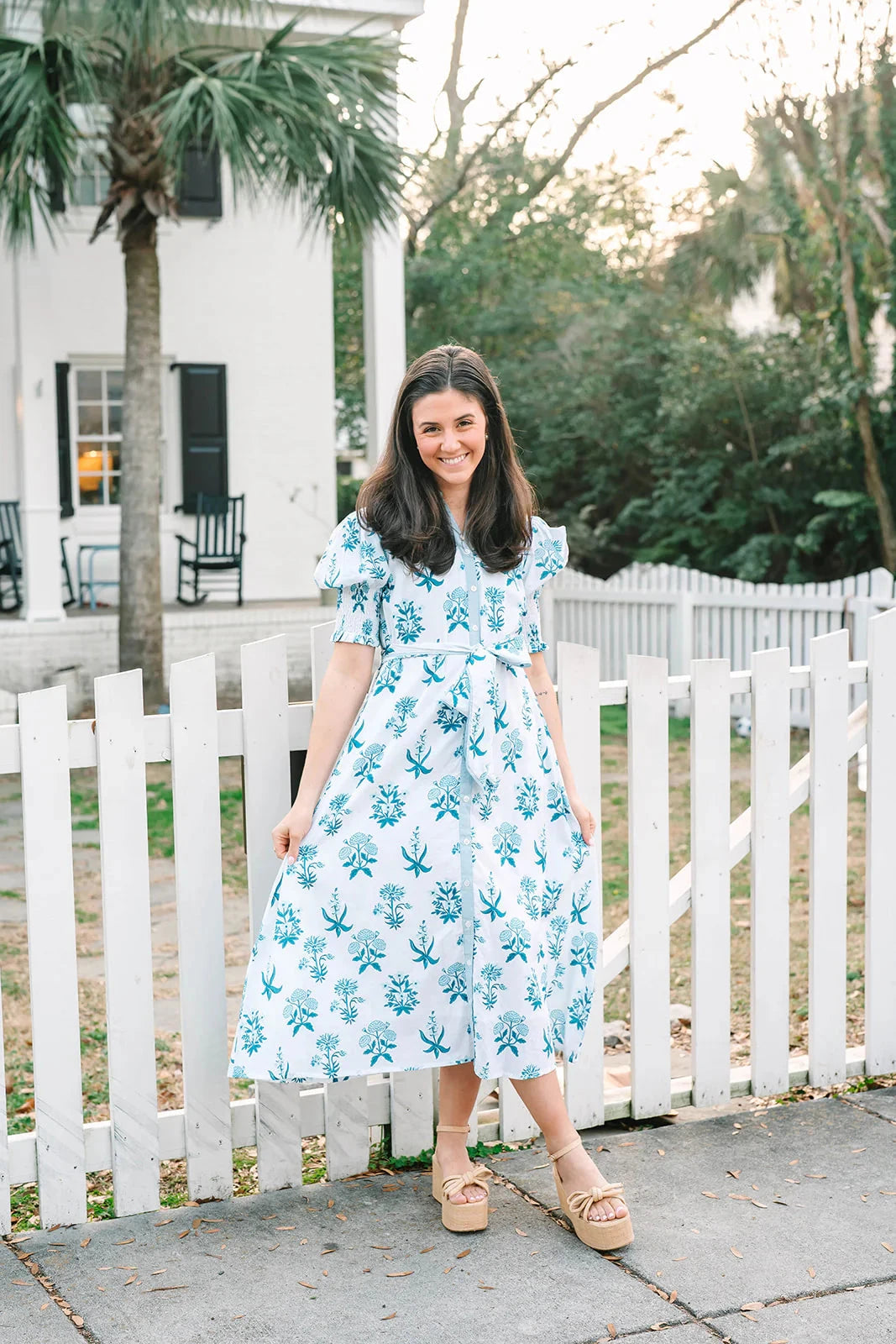 Kiawah - Indigo Meadow Womens Dress Victoria Dunn 