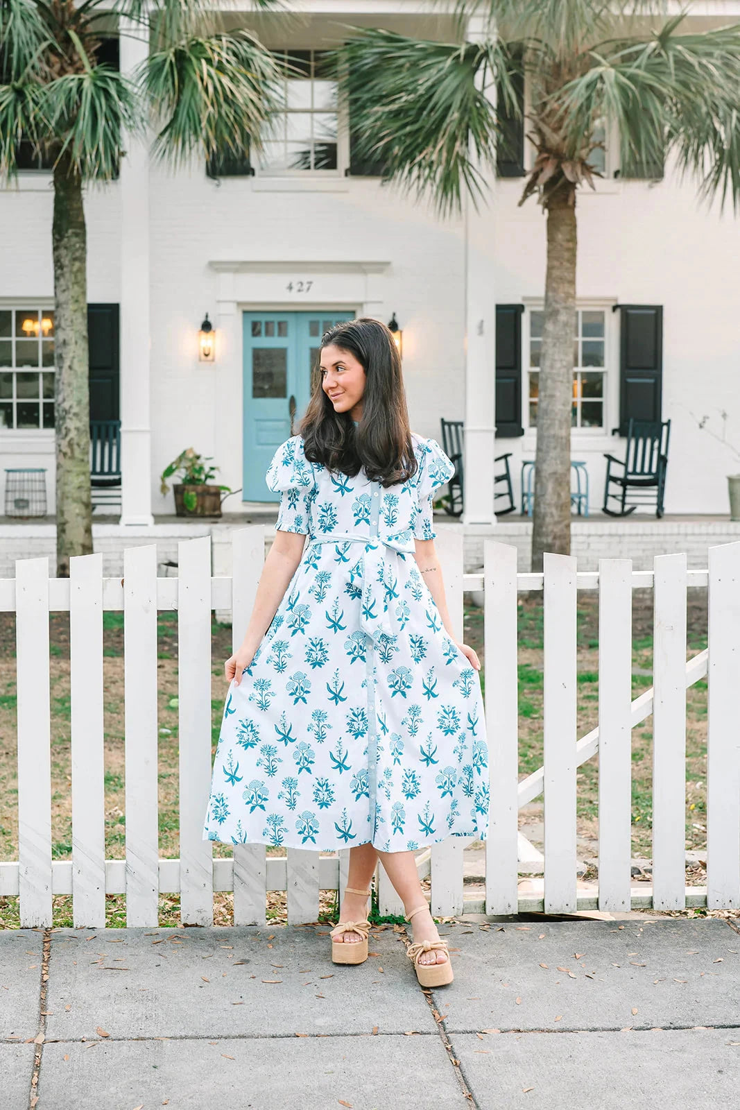 Kiawah - Indigo Meadow Womens Dress Victoria Dunn 