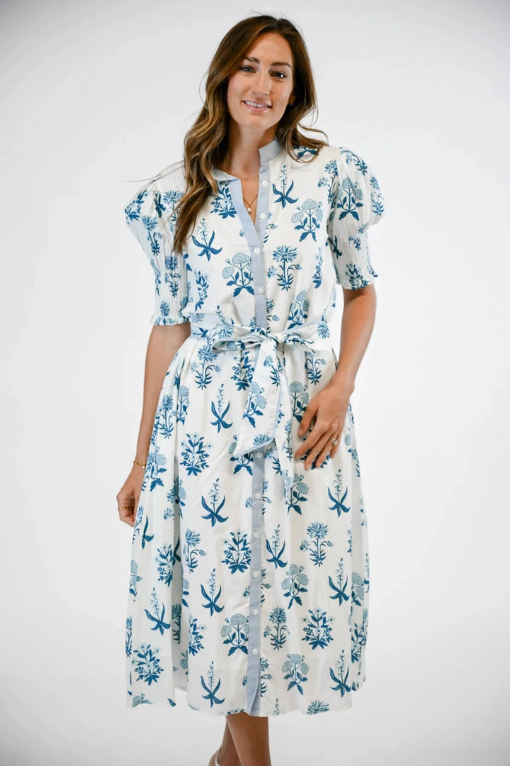 Kiawah - Indigo Meadow Womens Dress Victoria Dunn 