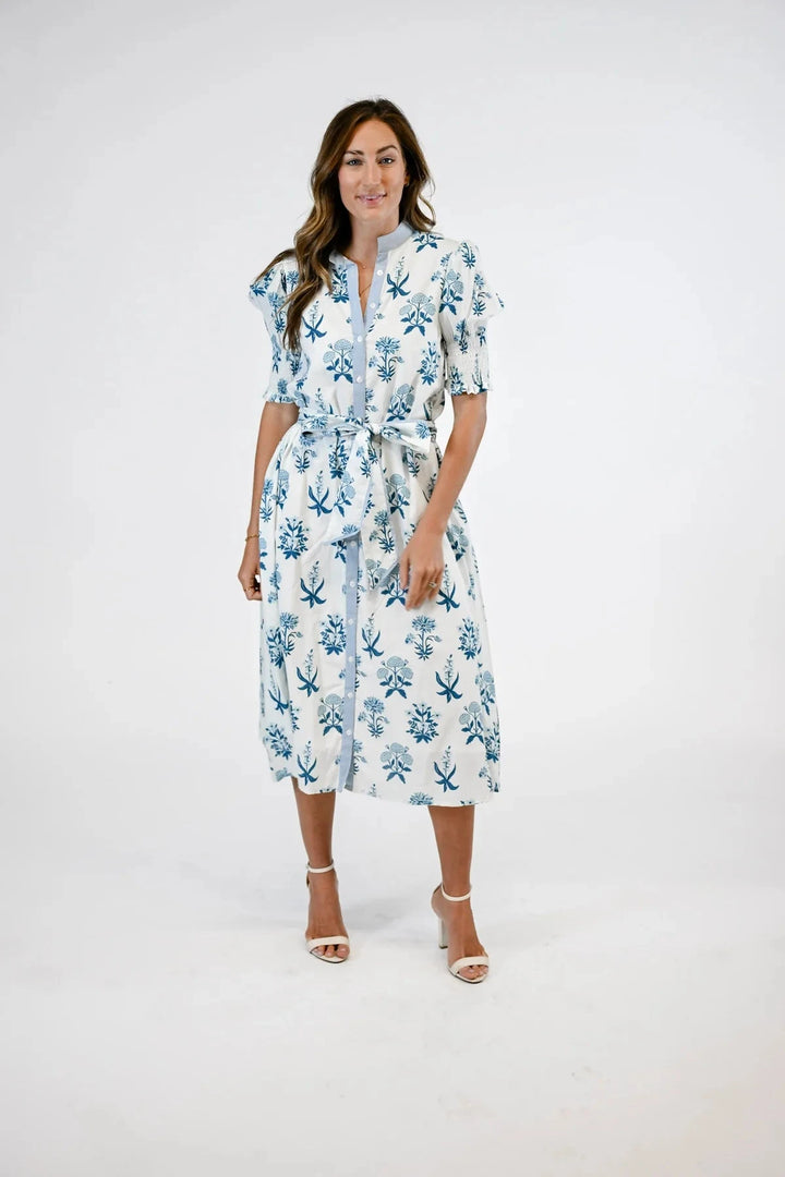Kiawah - Indigo Meadow Womens Dress Victoria Dunn 