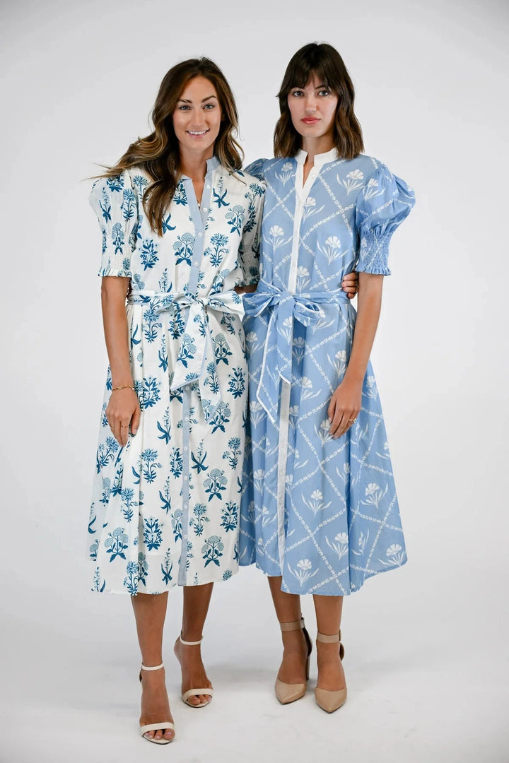 Kiawah - Indigo Meadow Womens Dress Victoria Dunn 