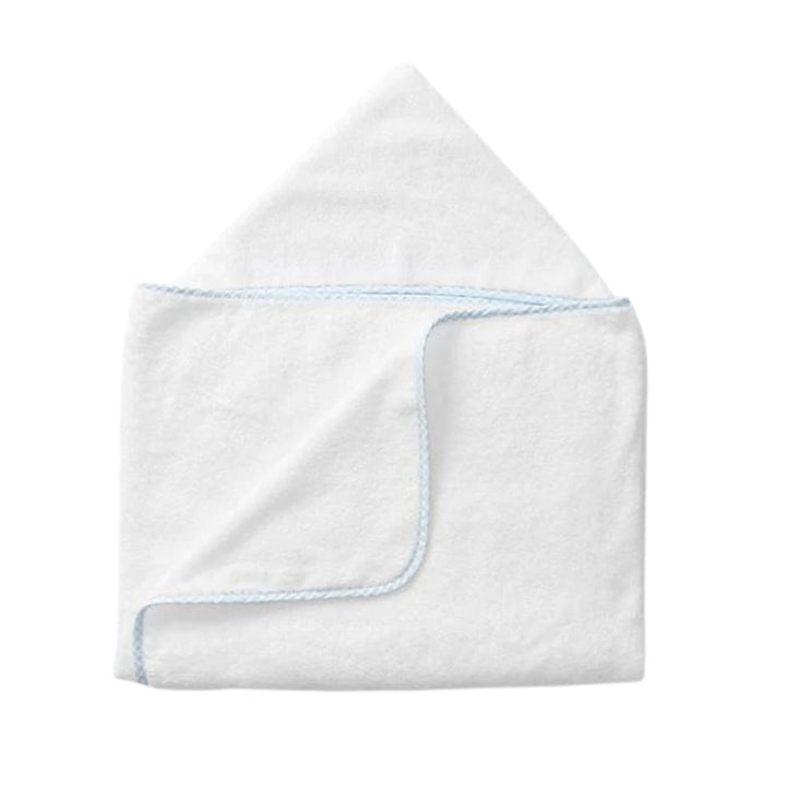 Kids' Hooded Towel- Blue Gingham Hooded Bath Towels Weezie 