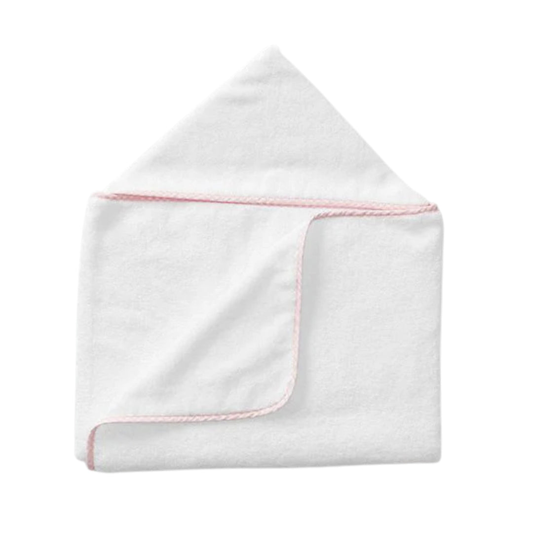 Kids' Hooded Towel- Pink Gingham Hooded Bath Towels Weezie 