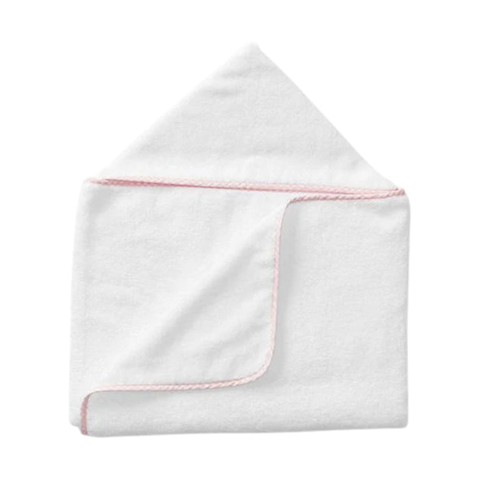 Kids' Hooded Towel- Pink Gingham Hooded Bath Towels Weezie 