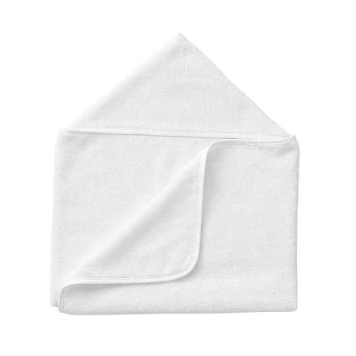 Kids' Hooded Towel- Solid White Hooded Bath Towels Weezie 
