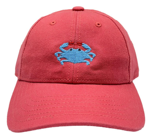 Kid's Needlepoint Hat - Blue Crab Kid Hats Harding Lane 