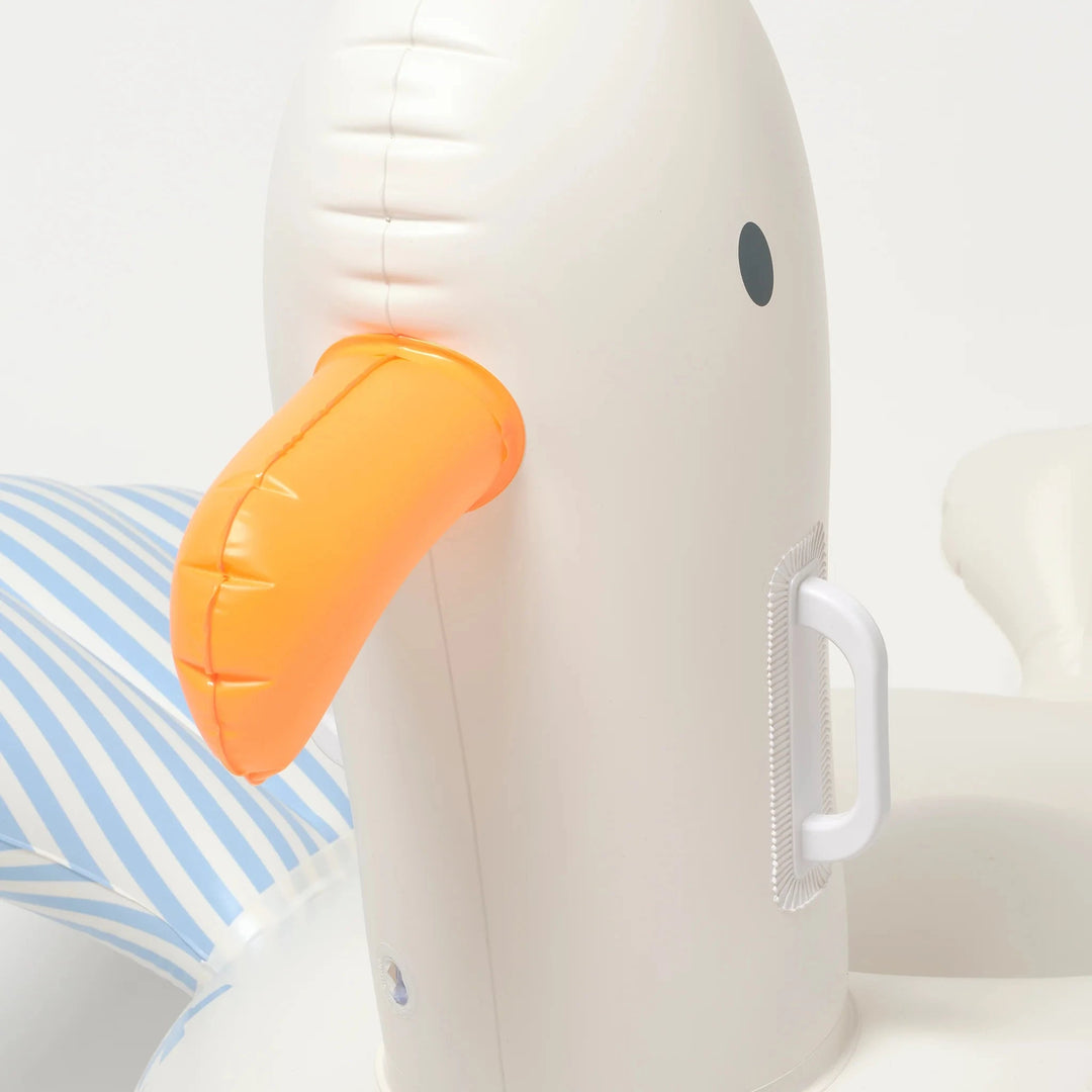Kids Pool Float - Sid the Seagull Blue Stripe Pool Toys Sunny Life 