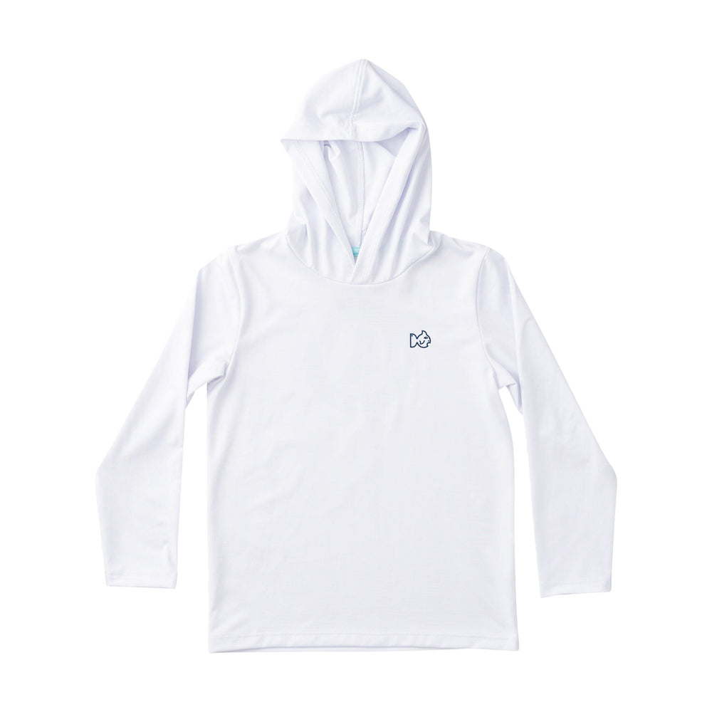 Kid's Pro Performance Hoodie T-shirt - Bright White Boy Shirt Prodoh 
